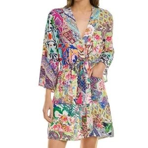 Johnny Was Drawstring Patchwork Dress
